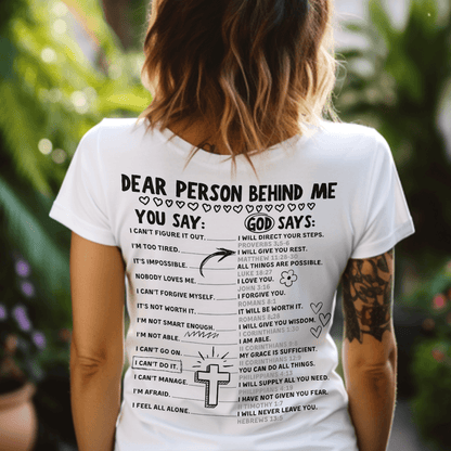 You Say, God Says T-Shirt Colored Edition
