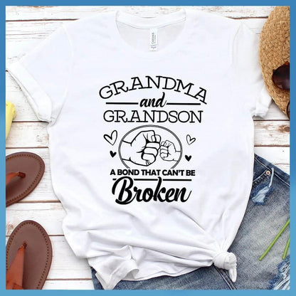 Grandma And Grandson A Bond That Can't Be Broken T-Shirt