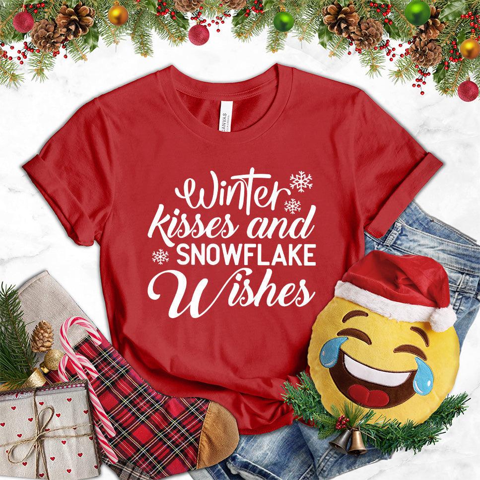 Winter Kisses And Snowflake Wishes T-Shirt