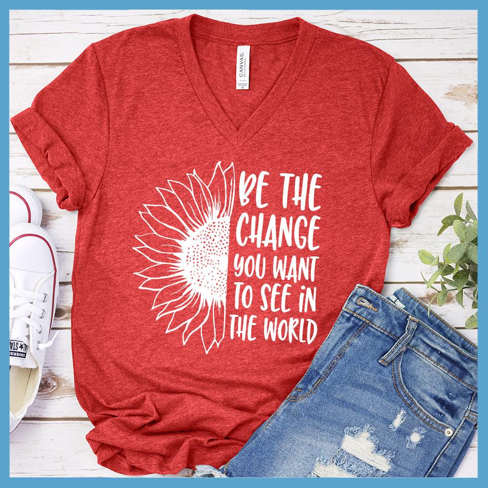 Be The Change V-neck