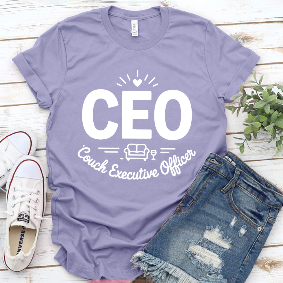 CEO Couch Executive Officer T-Shirt