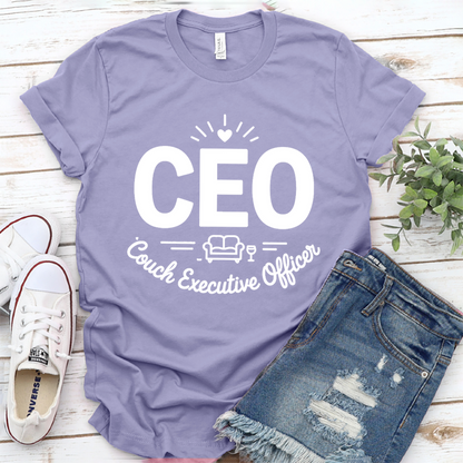 CEO Couch Executive Officer T-Shirt