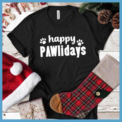 Happy Pawlidays Version 2 T-Shirt