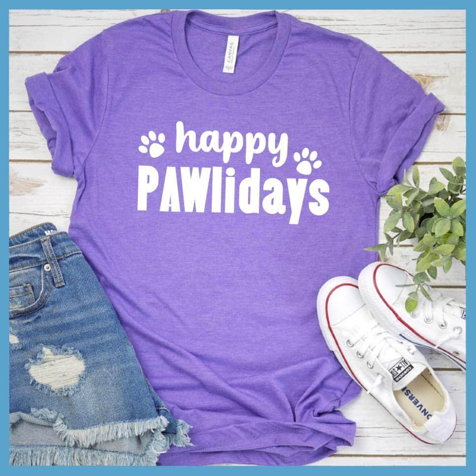 Happy Pawlidays Version 2 T-Shirt