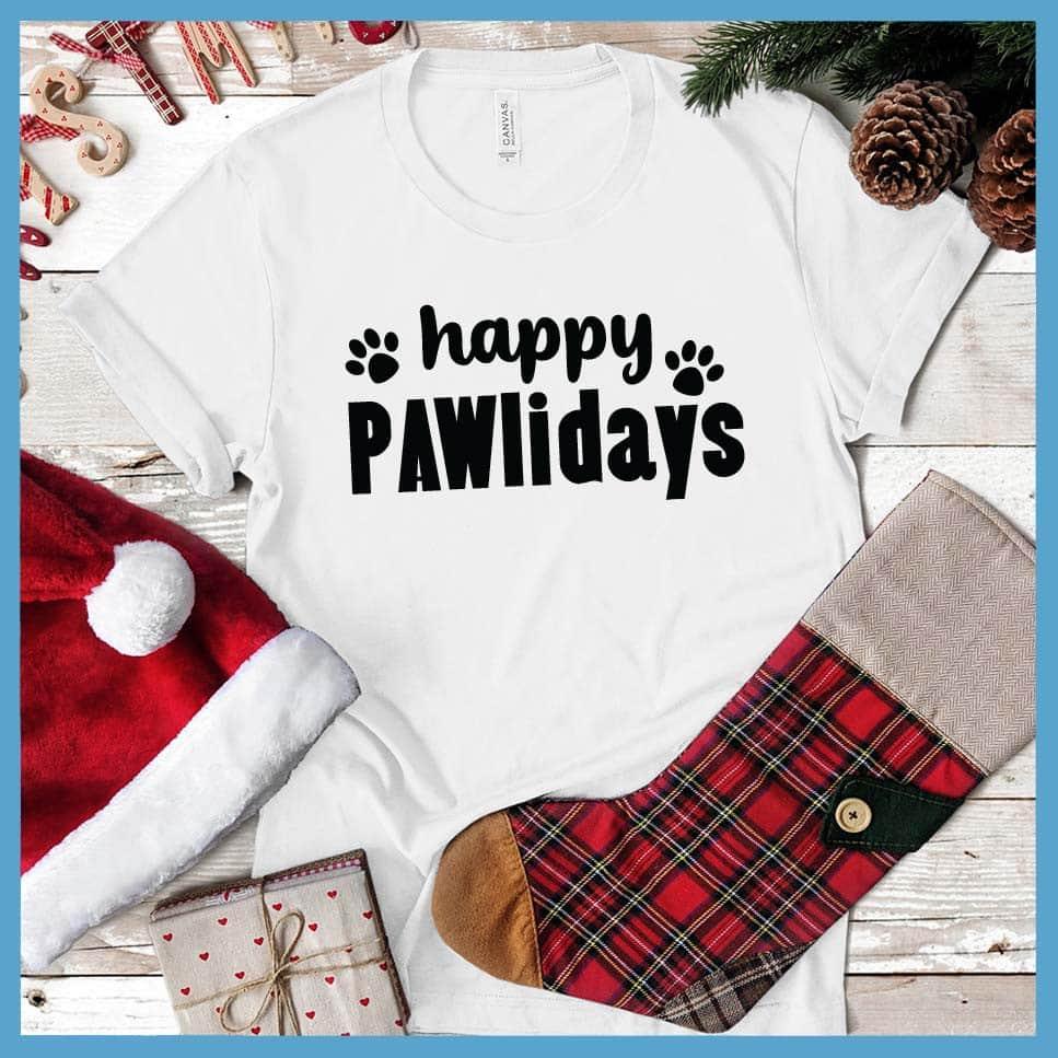 Happy Pawlidays Version 2 T-Shirt