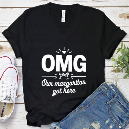 OMG Our Margaritas Got Here V-Neck